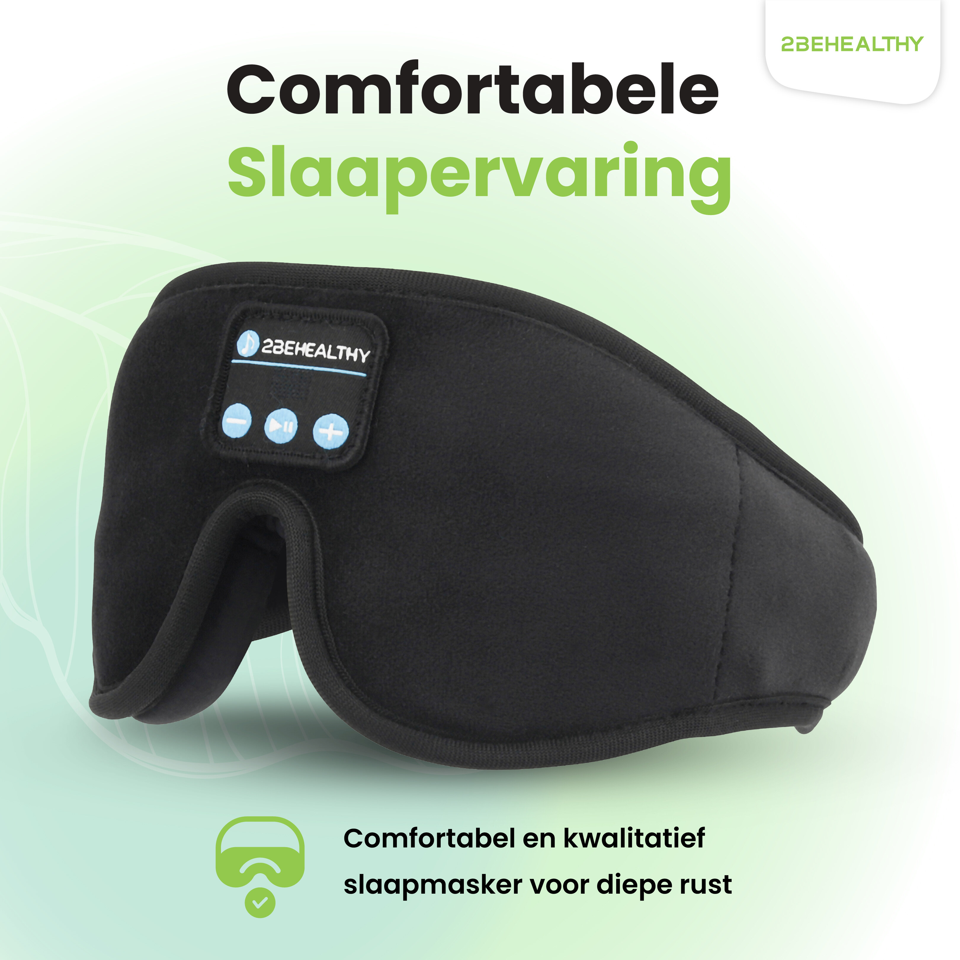 2BEHEALTHY 3D Bluetooth slaapmasker - Obelink.nl