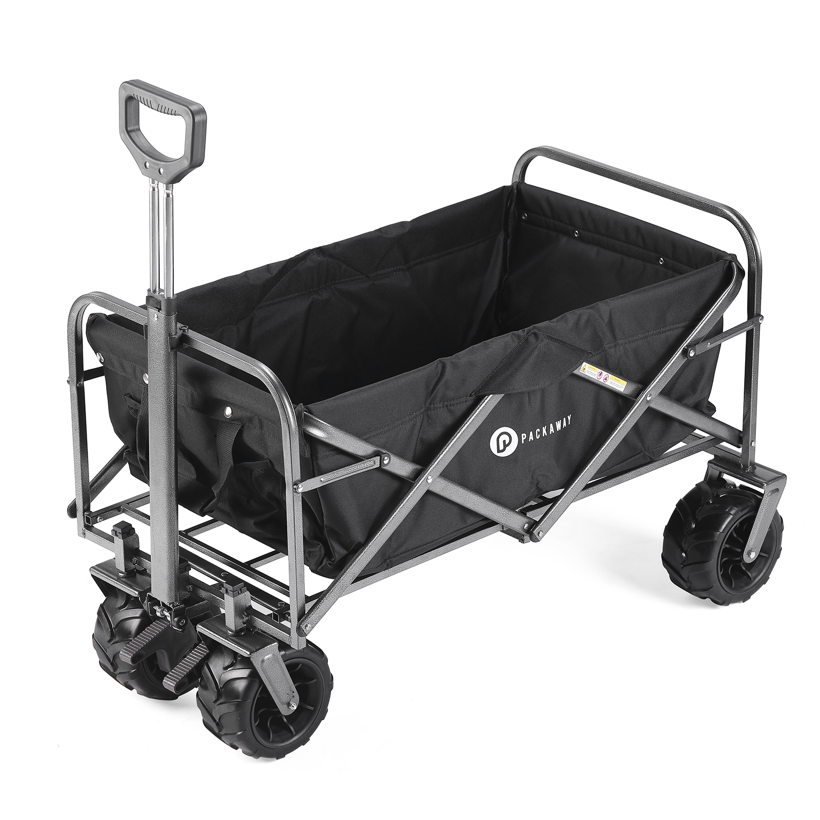 Opvouwbare campingbolderwagen voor zware belasting met een capaciteit