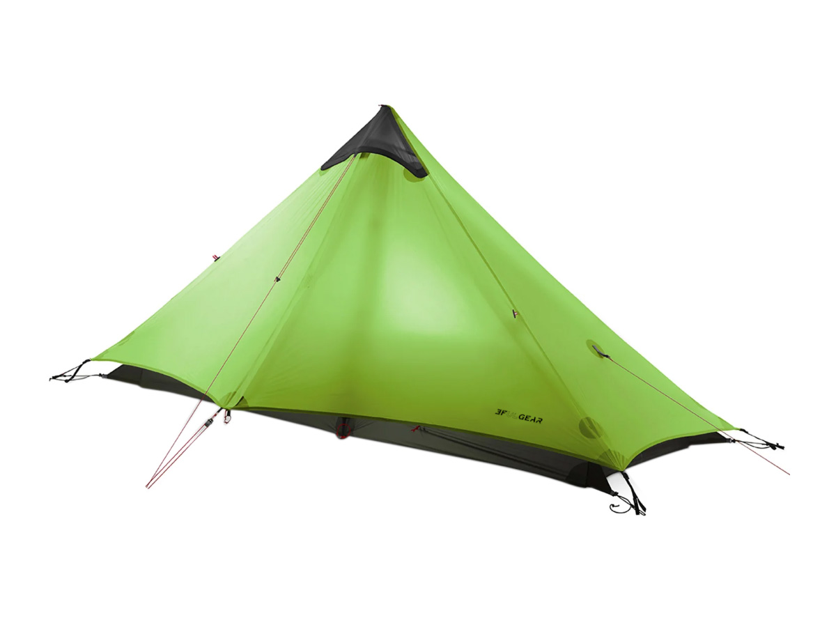 3F UL GEAR Lanshan 1-persoons tent - Green - Obelink.nl