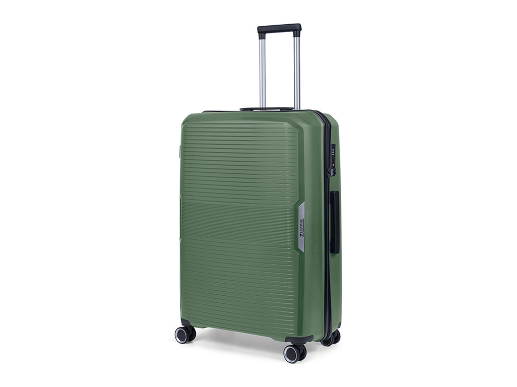 TravelZ Swinger 78 cm koffer - Green - Obelink.nl