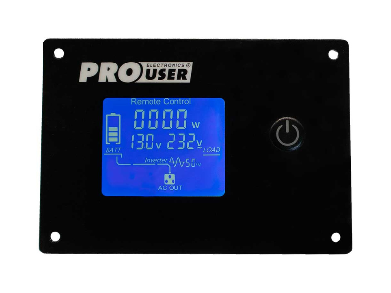 Pro-User zuivere sinus omvormer met afstandsbediening - 1000 Watt
