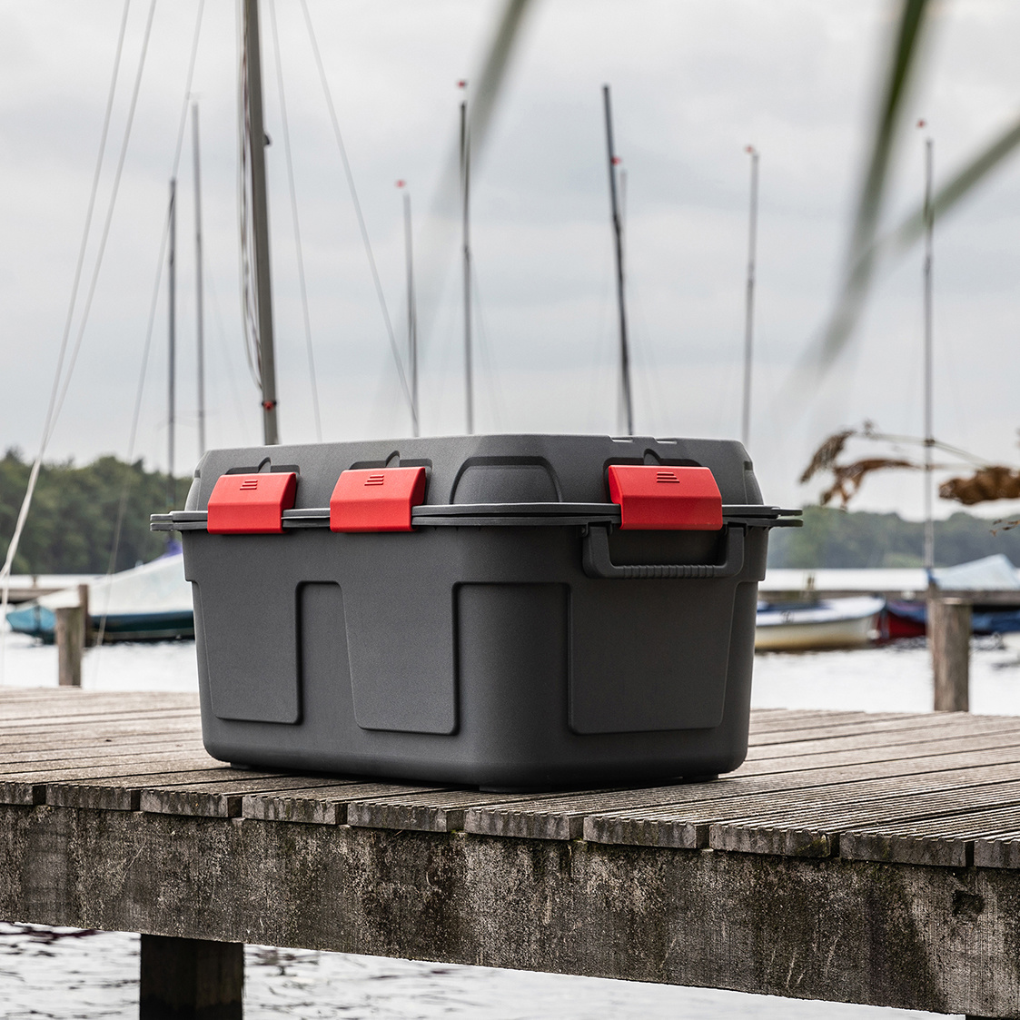 Sunware opbergbox Q-line waterdicht 160L transparant