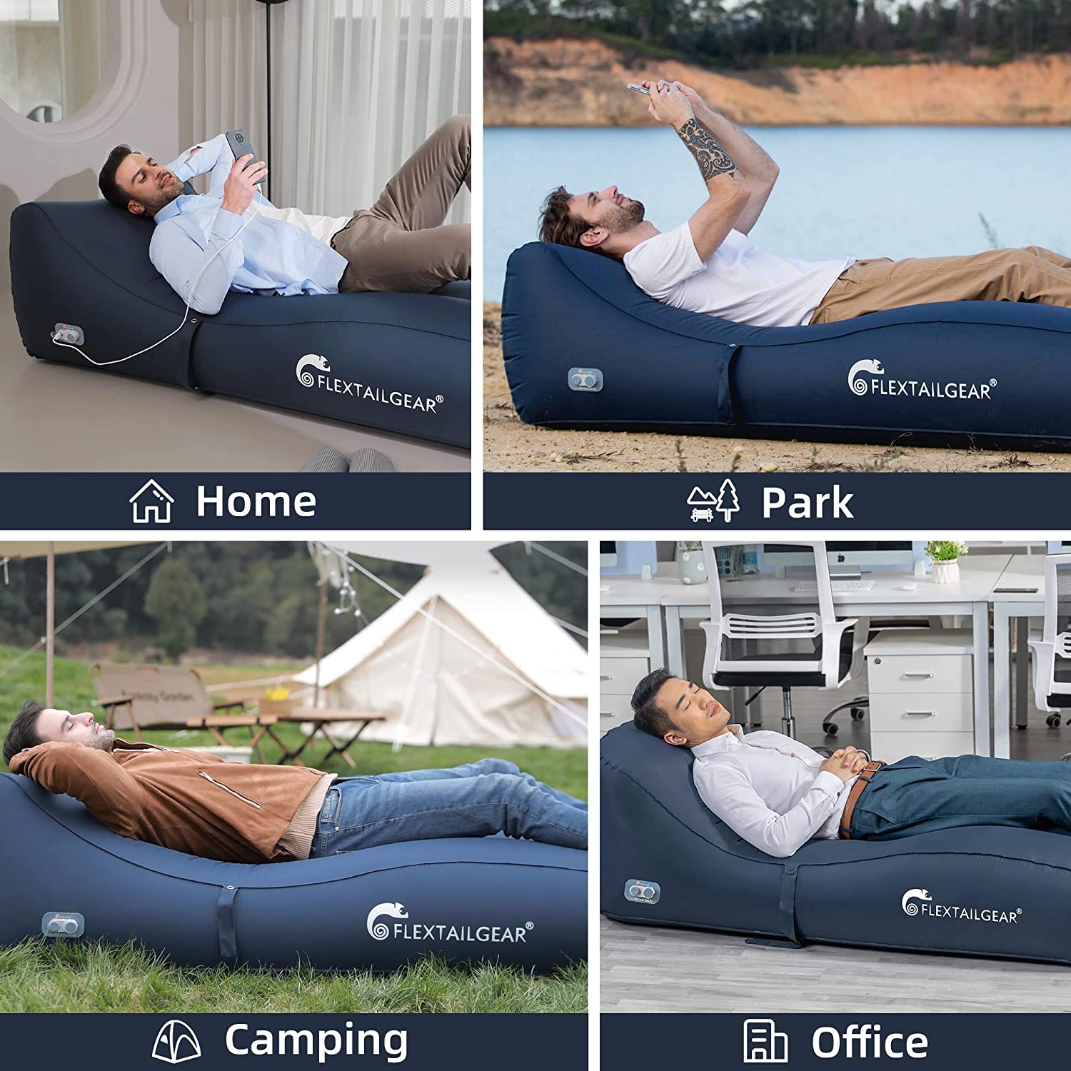 Ligbed Ocean Sunlounger zwart NIEUW Ligbed Ocean Sunlounger zwart NIEUW