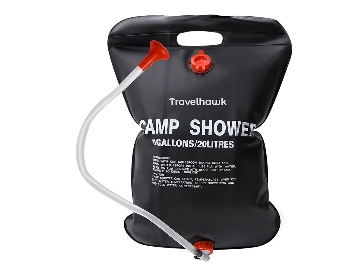 Travelhawk 20 liter campingdouche - Black