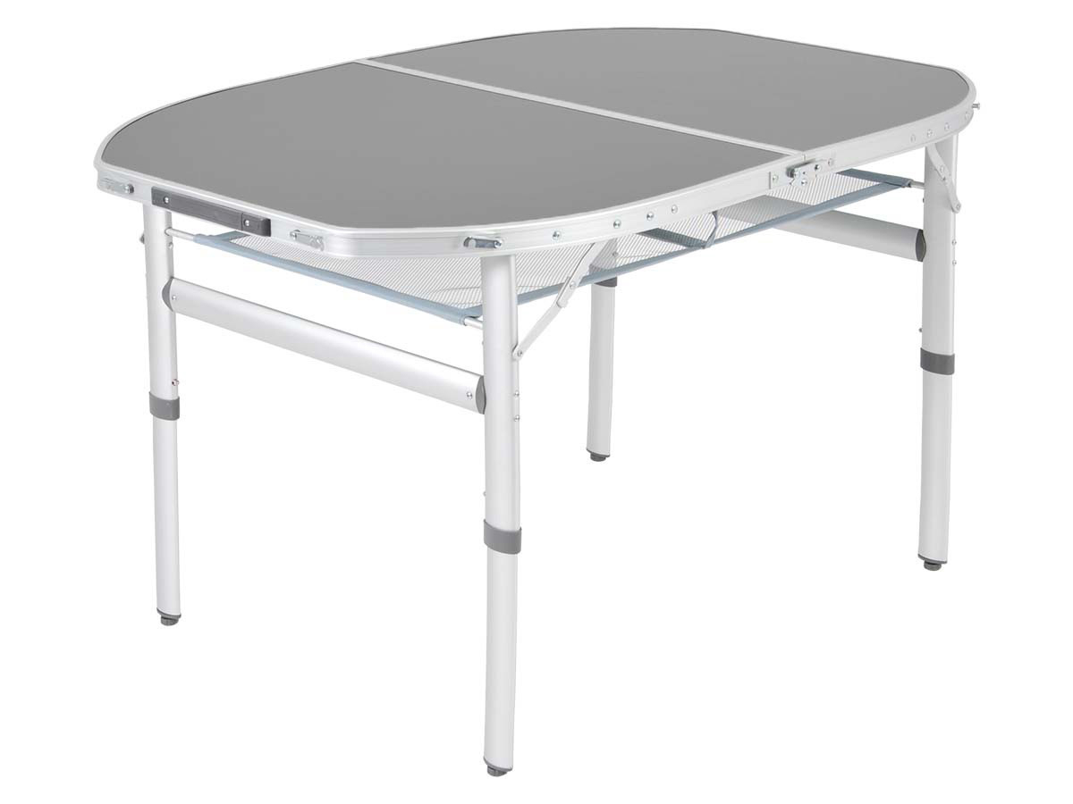 Wiltec folding camping table 180x75x74cm, foldable picnic table for camping and picnics, collapsible camping table for camping, folding dining table as party table