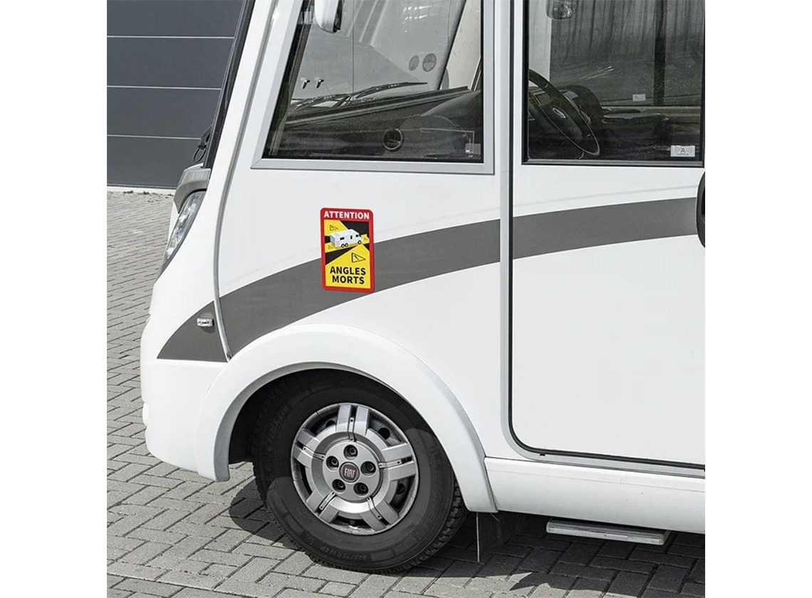 Set van 5ex. Dode hoek sticker - Officiële dodehoeksticker Frankrijk