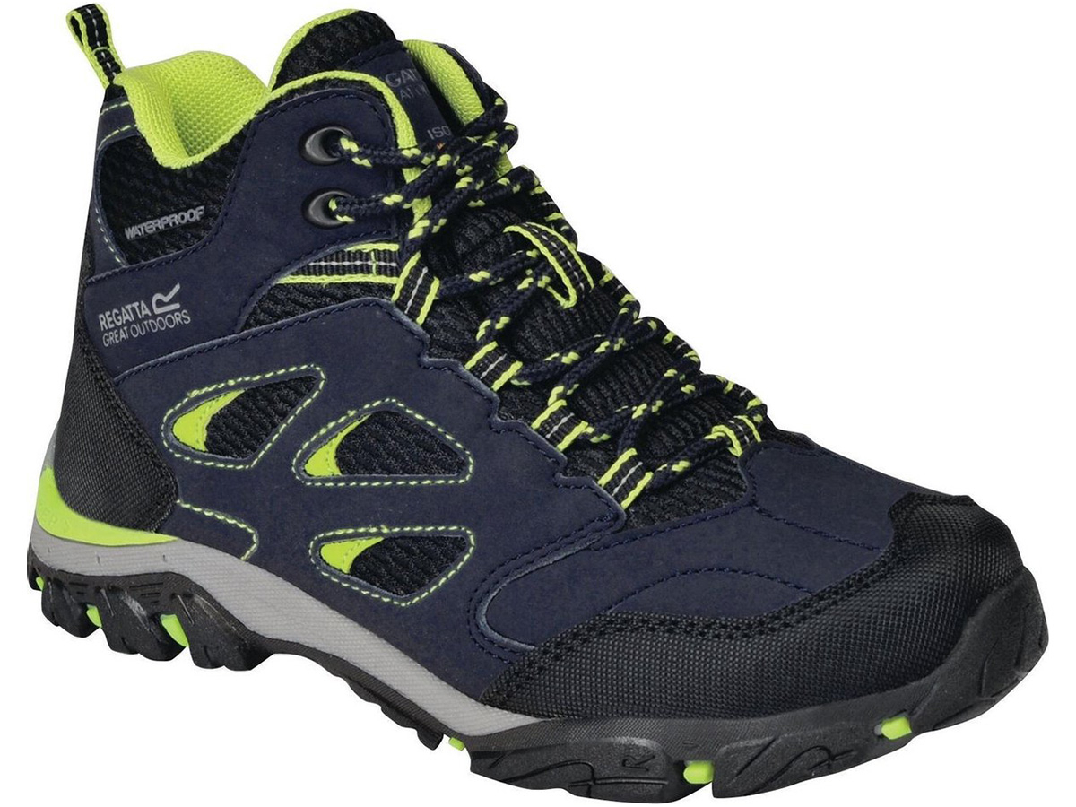 Regatta Holcombe Low kinder wandelschoenen - Lime